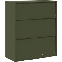 vidaXL Opbergkast Olijf Groen 90 x 40 x 105 cm Staal