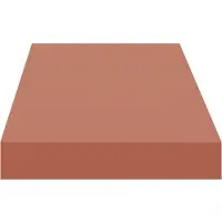 vidaXL Wandplank 4 st Rood 90 x 23,5 x 3,8 cm Bewerkt hout