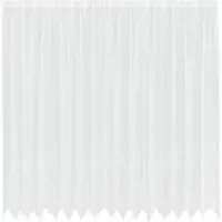 vidaXL Lacegordijn met gordijnen Bloemen Wit 245 x 400 cm Polyester