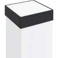 vidaXL Bolderverlichting 110 cm Zwart IP44