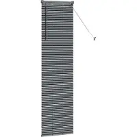 vidaXL Venetiaanse jaloezie Donkergrijs 175 x 45 cm 25 mm Aluminium