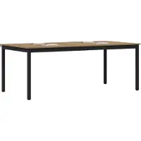 vidaXL Eettafels 180 x 90 x 75 cm Bewerkt hout Rechthoekig