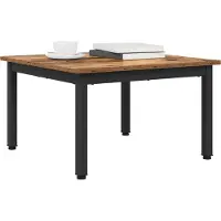 vidaXL Salontafel Oudhout 60 x 60 x 36 cm Bewerkt hout