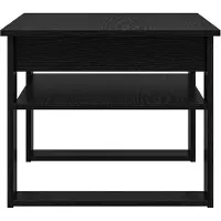 vidaXL Salontafel, zwart, eikenlook, 64 x 54 x 44 cm, houtvezel