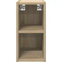 vidaXL Hangkast Sonoma Eik 20 x 29,5 x 40 cm Bewerkt hout