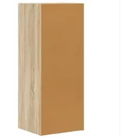 vidaXL Dressoir ELST Sonoma Eik 40 x 35 x 100,5 cm Bewerkt hout