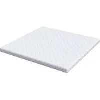 vidaXL Matras Wit 180 x 200 cm Jacquard stof