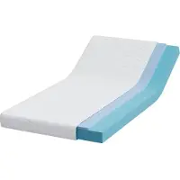 vidaXL Matras Wit 100 x 200 cm Jacquard stof