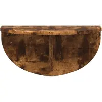 vidaXL Wandplank Gerookt eiken 48 x 24 x 24 cm