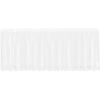 vidaXL Lacegordijn Wit 80 x 400 cm Polyester