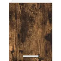 vidaXL Hangkast Gerookte Eik en Wit 30 x 31 x 40 cm Bewerkt hout