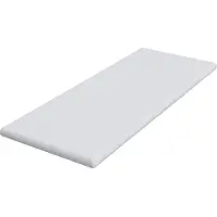 vidaXL Matras Topper Wit 80 x 200 cm Jacquard Stof
