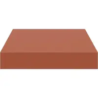 vidaXL Wandplank Muurmontage Rood 23 x 23,5 x 3,8 cm Bewerkt hout