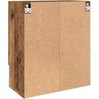 vidaXL Wandkast 60 x 31 x 70 cm Bewerkt hout Oudhout