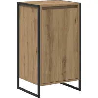 vidaXL Dressoir Ambachtelijk Eiken 43 x 36 x 75,5 cm Bewerkt hout