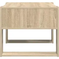 vidaXL Salontafel Sonoma-eik, 66 x 53 x 45 cm, houtvezel