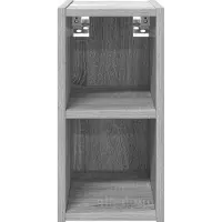 vidaXL Hangkast Grijs Sonoma 20 x 29,5 x 40 cm Bewerkt hout