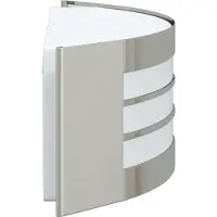 vidaXL Buitenwandlamp 2 st zilver 32 x 10 x 10 cm RVS en plastic