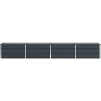 vidaXL Plantenbak Antraciet 320 x 80 x 45 cm Staal