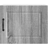 vidaXL Wandkast PORTO, grijze Sonoma-kleur, 50 x 31 x 40 cm, materiaal: houtvezelplaat