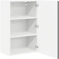 vidaXL Wandkast PORTO Zwart 50 x 31 x 80 cm Bewerkt hout
