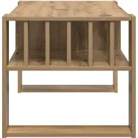 vidaXL Salontafel Artisan-Eik, 92 x 49,5 x 45 cm, houtvezel