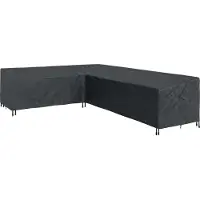 vidaXL Meubelbescherming Zwart 355 x 275 x 80 cm 210D Oxford stof