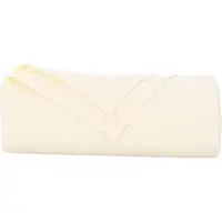 vidaXL plaid Crèmekleurig 200 x 150 cm 0.42 kg Fleece
