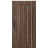vidaXL Wandkast LUCCA Bruin eiken 40 x 31 x 80 cm Bewerkt hout