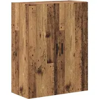 vidaXL Highboard Oud hout 69,5 x 34 x 180 cm Bewerkt hout
