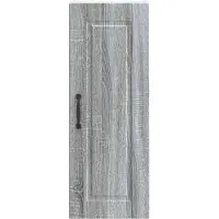 vidaXL Wandkast PORTO, grijze Sonoma-kleur, 30 x 31 x 80 cm, materiaal: houtvezel