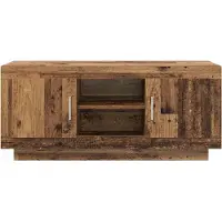 vidaXL TV Kast 102 x 35 x 45 cm Oud Hout Bewerkt hout