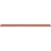 vidaXL Wandplank Muurmontage 2 st Rood 115 x 9 x 3 cm Bewerkt hout
