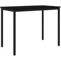 vidaXL - Staande - Bartafel - Bewerkt - hout - Rechthoekig