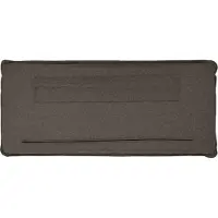 vidaXL Gestoffeerd hoofdbord Natuurlijk en Licht Grijs 135 cm
