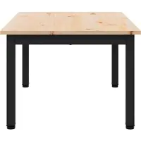 vidaXL Salontafel, naturel, 70 x 50 x 36 cm, massief grenenhout