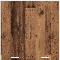 vidaXL Hangkast Oudhout 80 x 31 x 80 cm Bewerkt hout