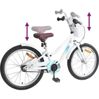 vidaXL Kinderfiets 20 Inch voor 6-11 jaar oud Wit