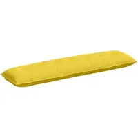 vidaXL Rugkussen Licht Geel 200 x 19 x 50 cm Stof