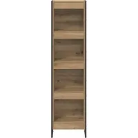 vidaXL Boekenkast 40 x 30 x 155 cm Bewerkt hout Ambachtelijk Eiken