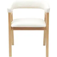 vidaXL Eetstoelen 2 st Massief Rubberhout Naturel 54 x 57 x 73 cm