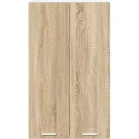vidaXL Hangkast Sonoma Eik 60 x 31 x 100 cm Bewerkt hout