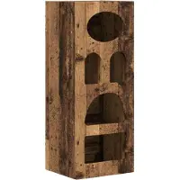 vidaXL Dressoir ELST Oudhout 40 x 35 x 100,5 cm Bewerkt hout