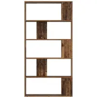 vidaXL Boekenkast 80 x 24 x 159 cm Bewerkt hout Oudhout