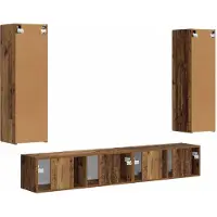 vidaXL Tv-meubelset 3 st 30 x 31 x 100 cm Oudhout