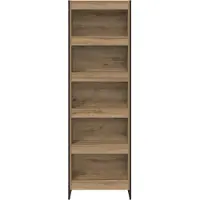 vidaXL Boekenkast 60 x 30 x 189,5 cm Bewerkt hout Ambachtelijk Eiken