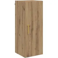 vidaXL Hoge kast, 2 stuks, ambachtelijke eikenlook, 34,5 x 34 x 180 cm, houtvezel