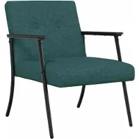 vidaXL Fauteuil Donkergroen Stof