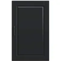 vidaXL Wandkast PORTO, zwart, 50 x 31 x 80 cm, van houtvezel