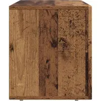 vidaXL TV Kast ELST 80 x 35 x 40 cm Oudhout Bewerkt hout